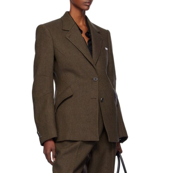 Women’s Helmut Lang Dark Brown Women's Blazer. Size 4 - Picture 11 of 11